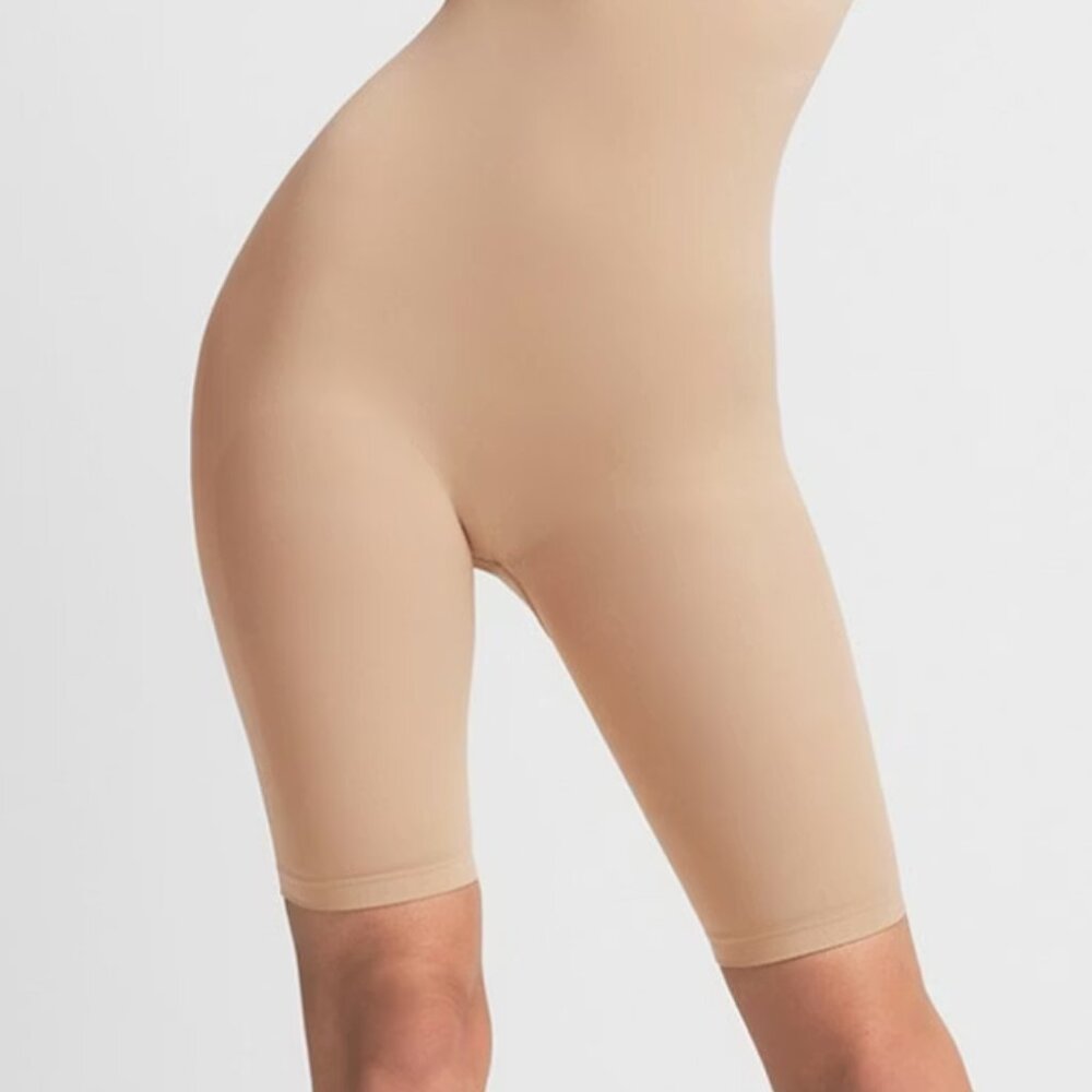 SKIMS Cream Shapewear Shorts
